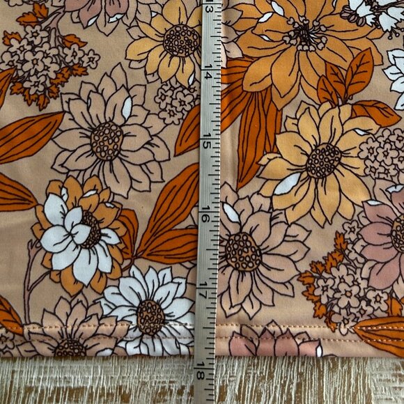 J Crew Zinnea Floral Warp Sarong Skirt Cover-up Beach Swim SM/MED - Picture 9 of 11